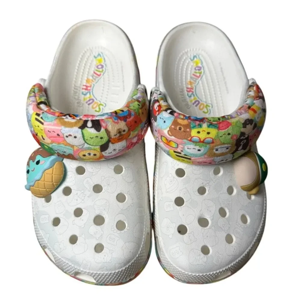 Crocs x Squishmallows Classic Clog Unisex White Multicolor W9 M7 NWOT - Picture 3 of 5